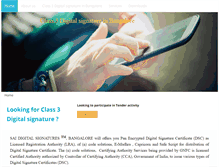 Tablet Screenshot of class3digitalsignature.com